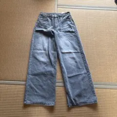 ZARA ダメージ加工バギーフィットデニムパンツ - メルカリ
