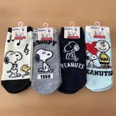 スヌーピー　レディースソックス　ショートソックス