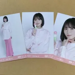 乃木坂46 生写真 遠藤さくら　北海道ver.コーデ 3種コンプ 美品 遠藤さくら ✨ 桜カラーコーデ 生写真 3種 コンプ 乃木坂46 - メルカリ