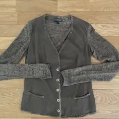 Brogden レディース　レザーミックスジャケット　Mサイズ