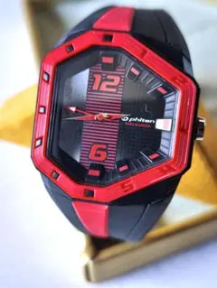 【電池交換済・稼働品】phiten スポーツウォッチ 10気圧のサムネイル