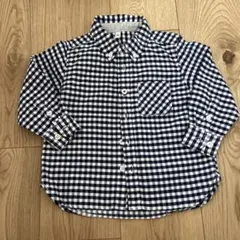 無印良品　未使用チェックシャツ　90サイズ