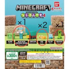 Minecraft ならぶんです。4 & 3 キャラクターセット