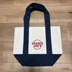 【新品未使用】 トレジョTrader Joe'sミニトートバッグ ネイビー