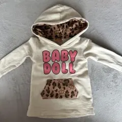 BABY DOLL フード付きトレーナー