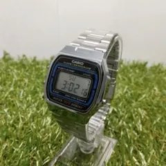 レトロおしゃれ デジタルウォッチ CASIO A164W 電池新品 動作〇程度〇