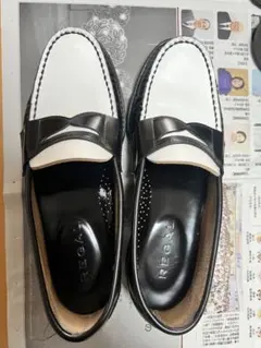 美品】ケンフォード バイカラー コインローファー 25.5 - メルカリ