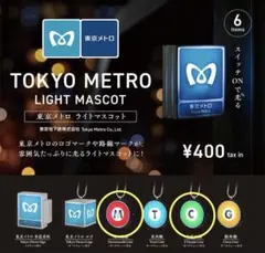 東京メトロ　ライトマスコット　ガチャガチャ　丸の内線　千代田線