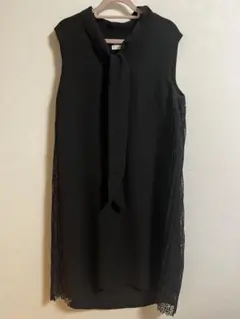 aveniretoile 黒 ノースリーブ ワンピース