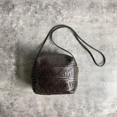 ヨーガンレール　コードメッシュ　ショルダー　カーキ　最終お値下げ中 ゴートメッシュバッグ | Jurgen Lehl etc.