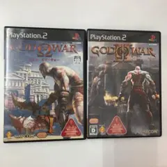 PS2 ゴッド・オブ・ウォー　ゴッド・オブ・ウォーⅡ 終焉への序曲　2本セット