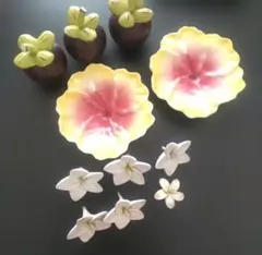 八木麻子 ガラス作品 花びら 4点セット - メルカリ