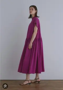 美品♡ルフィル le phil バッグプリーツ　シャツワンピース　ロング 楽天市場】LE PHIL ル フィル 534-0240904 ﾌﾞﾗｯｸ ﾌﾛﾝﾄﾀｯｸﾛﾝｸﾞ