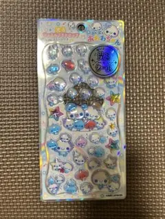 ぷくぷくあわわちゃん 光るジュエルプチドロップシール