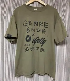 GENRE BNDR × DJcity 日本製 tシャツ