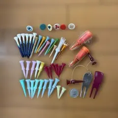 ゴルフティーセット 多様な色とデザイン