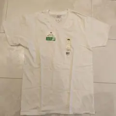 FRUIT OF THE LOOM ホワイト Vネック Tシャツ Sサイズ