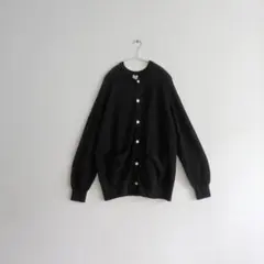 BEARDSLEY パール風ボタンブラックカーディガン サイズF - メルカリ