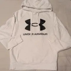 UNDER ARMOUR ホワイト パーカー