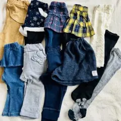ベビー ボトムス 冬服 11点セット まとめ売り 80cm 女の子