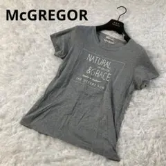 McGREGOR Tシャツ　半袖　グレー　Mサイズ　胸ロゴ