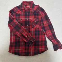 Lee Sportswear ウェスタンシャツ　赤黒チェック長袖シャツ