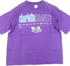 Charlotte HORNETS 90s Salem ビンテージ Tシャツ Lのサムネイル