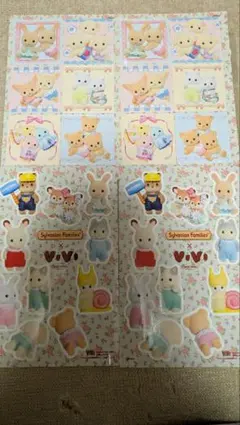 美品　シルバニアファミリー× ViVi　ステッカー　４枚セット　未使用