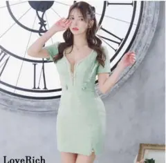 LoveRich ミントグリーン ドレス Sサイズ