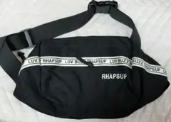 RHAPSUP ブラック ショルダーバッグ
