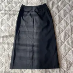 タキヒョー 新品未使用品 ブラックスカート ロング丈 スリット きれいめ 美品