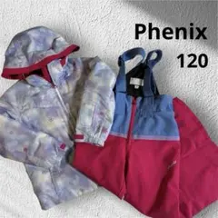 【Phenix フェニックス】キッズ スキーウェアセット　雪柄　120 即発送