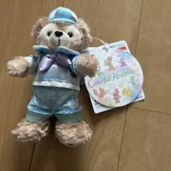 ダッフィー 20周年ぬいぐるみバッジ Colorful Happiness