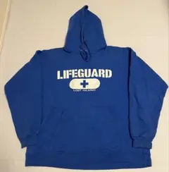 Hanes LIFEGUARD パーカー ブルー