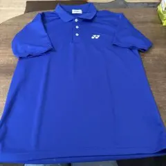 YONEX 青 ポロシャツ Lサイズ　ゲームウェア　ユニ L メンズ