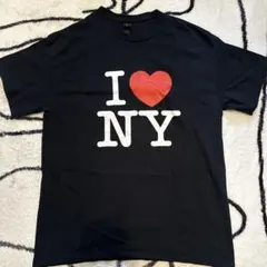 GILDAN I Love NY Tシャツ ブラック L