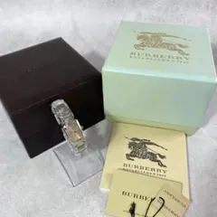 バーバリー BURBERRY BU4212 スクエア アナログ 腕時計 シルバーのサムネイル