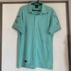 オークリー 半袖ポロシャツ 黒 メンズ ゴルフウェア Oakley 速乾　L