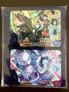 【新品未使用】ポケモンフレンダ ミュウツー レックウザ （六英雄）セット