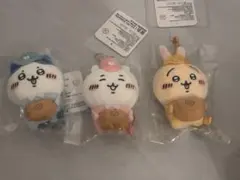 顔厳選 ちいかわ 働くスタッフさんマスコット ハチワレ　うさぎ