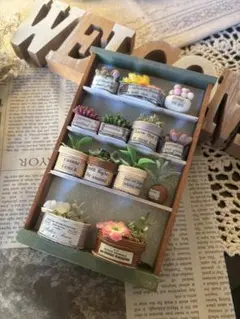 インテリア雑貨　ミニチュア　ハンドメイド ドールハウス　最終お値下げ