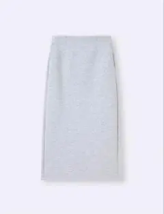 【美品】GU ヘビーウェイトスウェットナロースカート Sサイズ