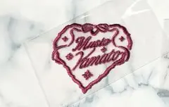 ASSHC 日向大和　チュール刺繍しおり