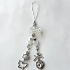 雲ビーズキーホルダーストラップチャーム韓国kpopコレクトブックy2k