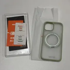 iphone 15 「新品未使用」TORRAS UPRO CASE グリーン