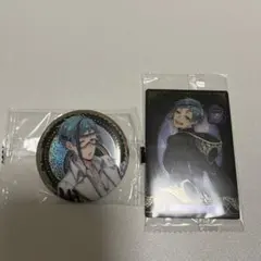 ツイステ フロイド カード＆缶バッジ