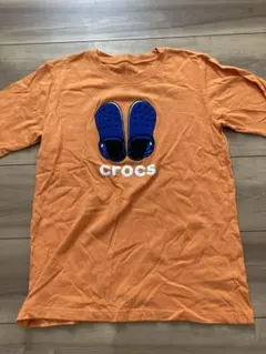 crocs クロックス　Tシャツ　160 オレンジのサムネイル