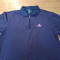 adidas CLIMLITE ストライプ ゴルフポロシャツ