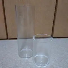 ガラス製花器　2個セット