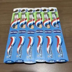アクアフレッシュ Aquafresh ハブラシ レギュラー かため 6本セットのサムネイル